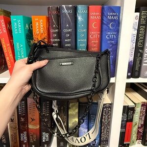 Chic Black Chain Shoulder Bag
